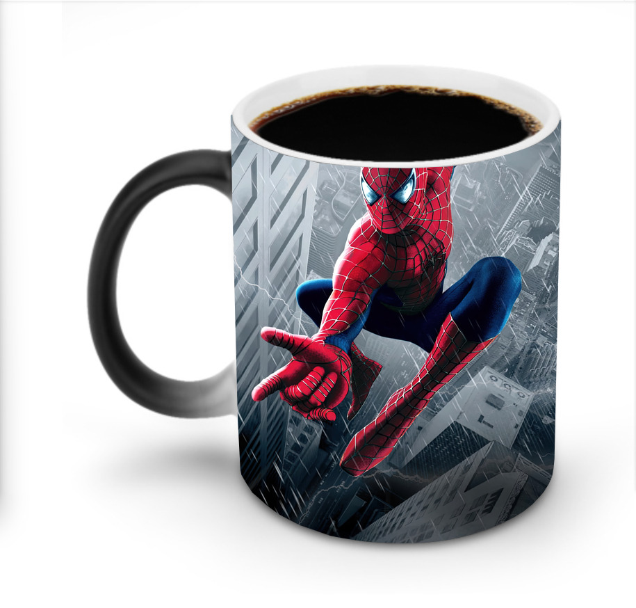 （画像用） Spider Man スパイダーマン 温度変色マグカップ