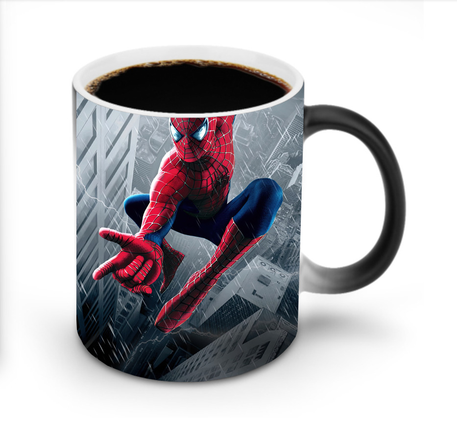 （画像用） Spider Man スパイダーマン 温度変色マグカップ