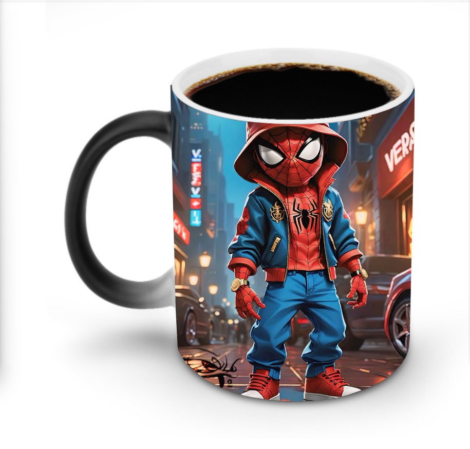 （画像用） Spider Man スパイダーマン 温度変色マグカップ