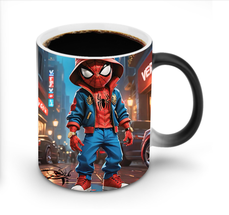 （画像用） Spider Man スパイダーマン 温度変色マグカップ