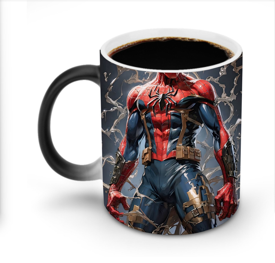 （画像用） Spider Man スパイダーマン 温度変色マグカップ