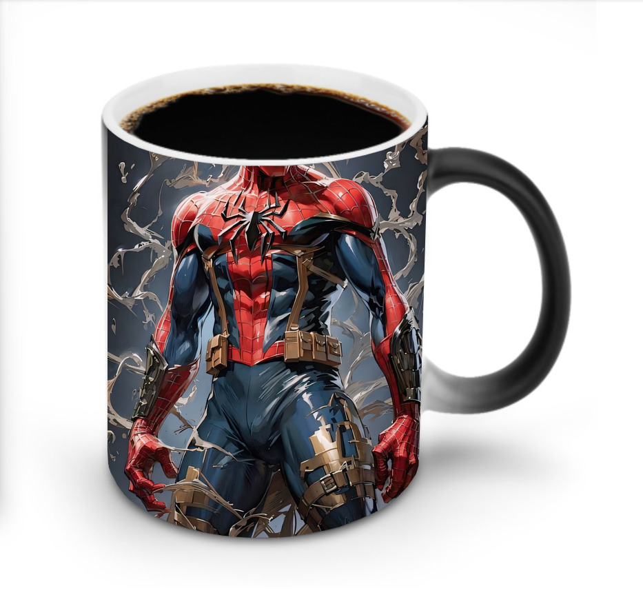 （画像用） Spider Man スパイダーマン 温度変色マグカップ