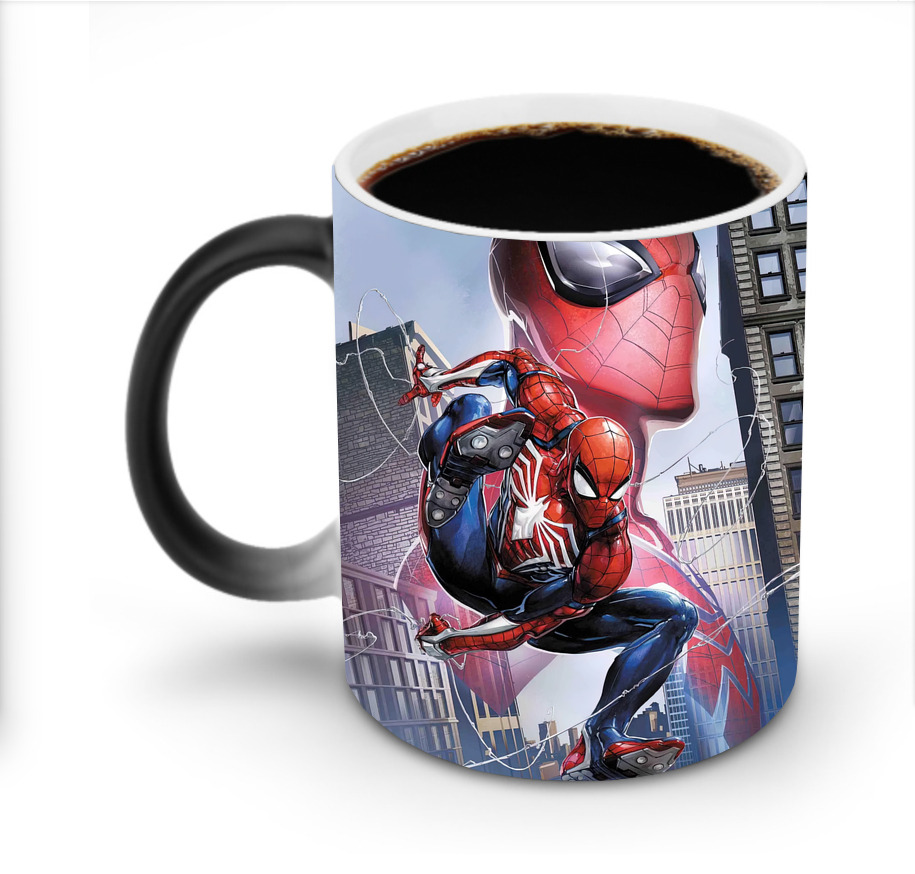 （画像用） Spider Man スパイダーマン 温度変色マグカップ