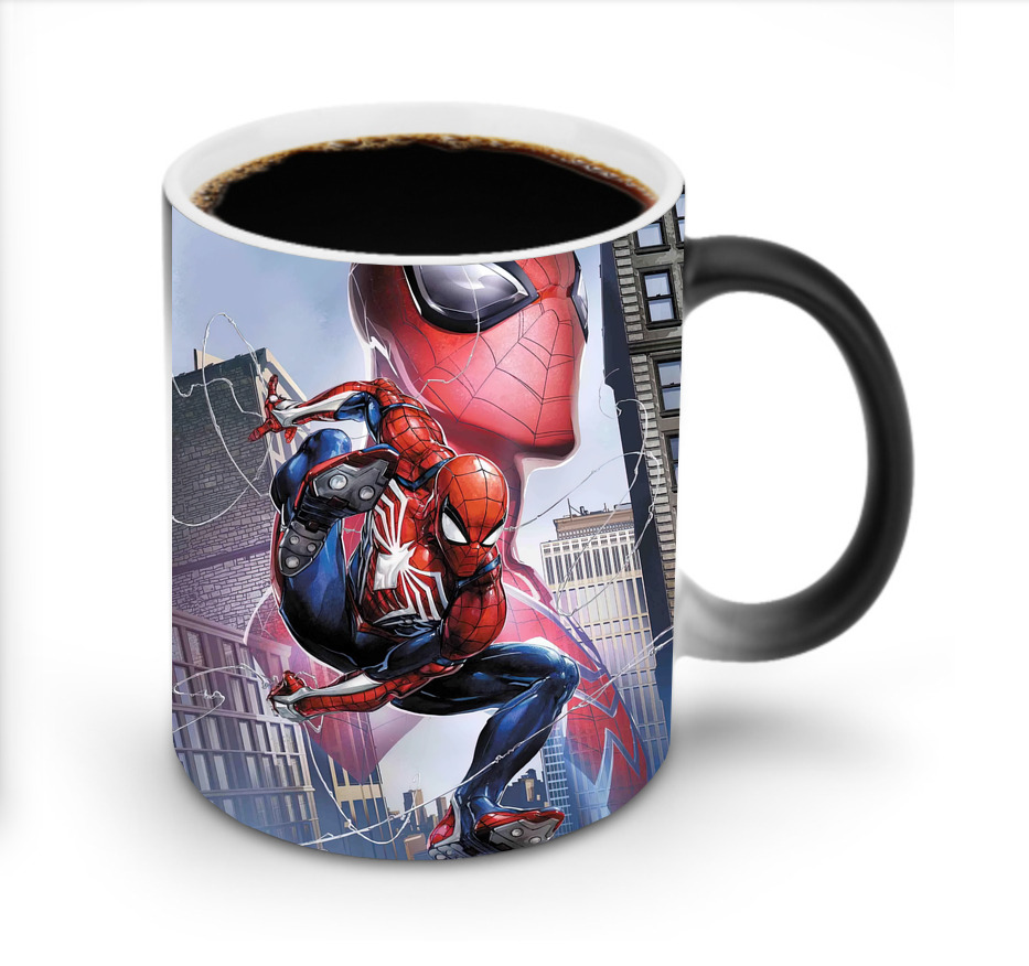 （画像用） Spider Man スパイダーマン 温度変色マグカップ