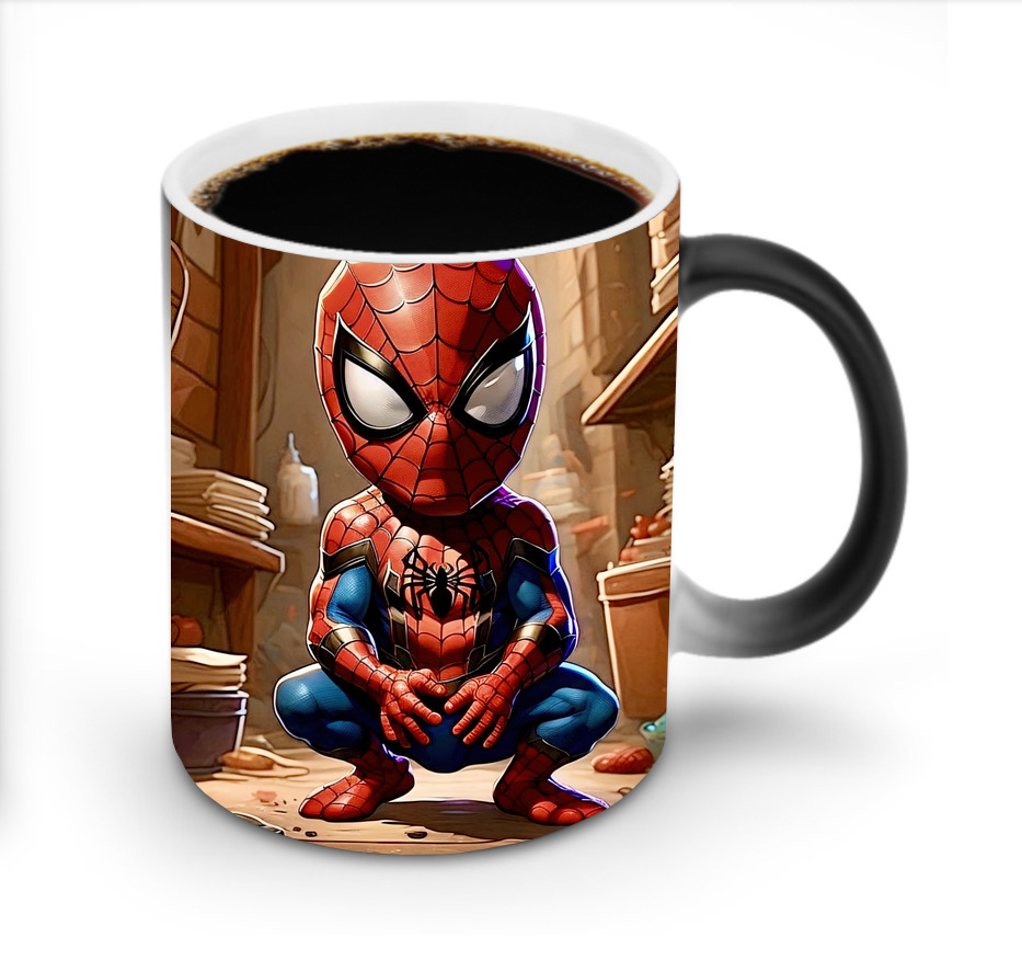 （画像用） Spider Man スパイダーマン 温度変色マグカップ