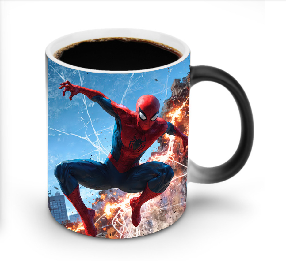 Spider Man スパイダーマン 温度変色マグカップ