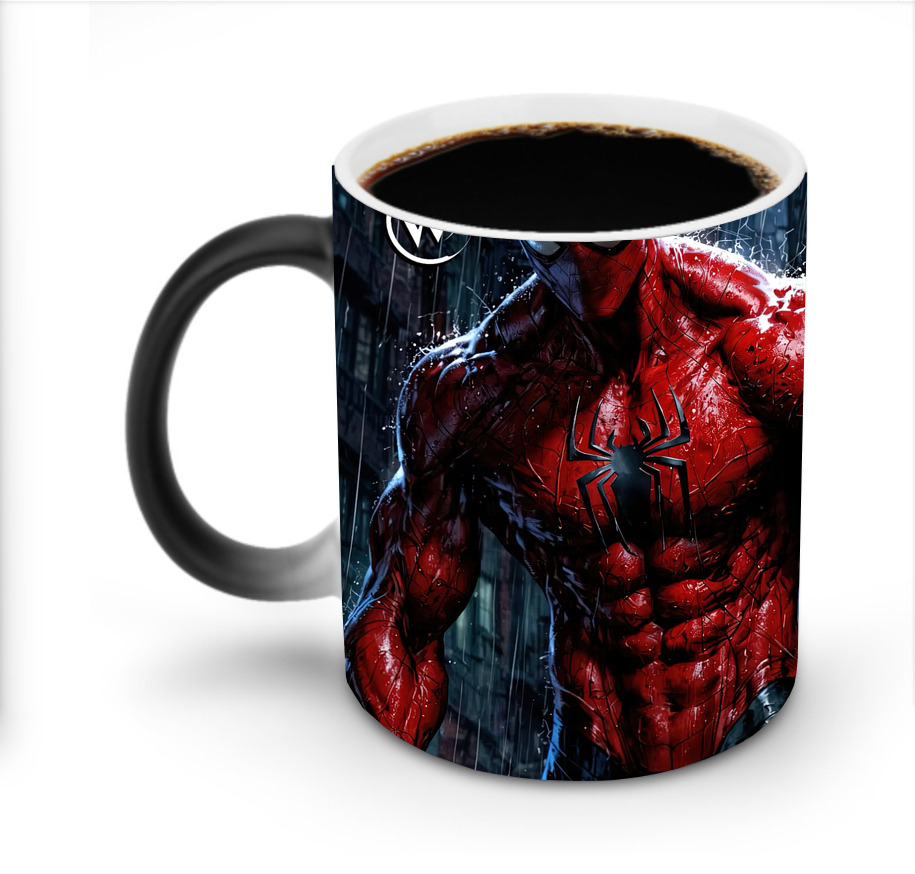 （画像用） Spider Man スパイダーマン 温度変色マグカップ
