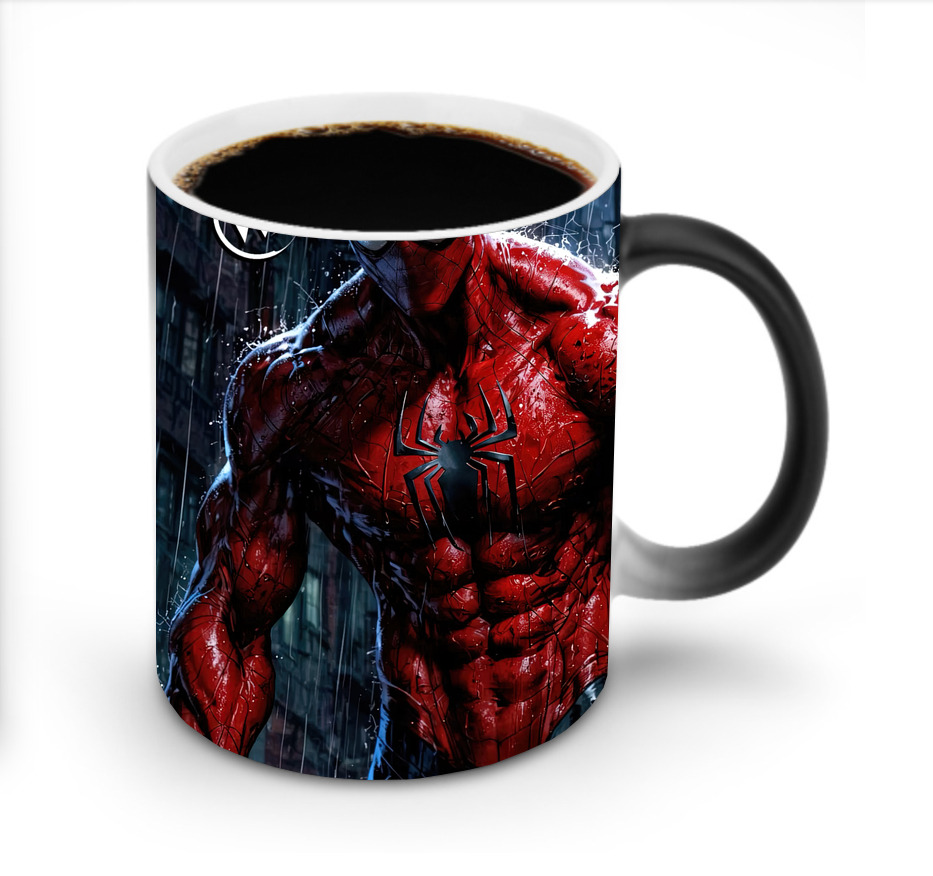 （画像用） Spider Man スパイダーマン 温度変色マグカップ