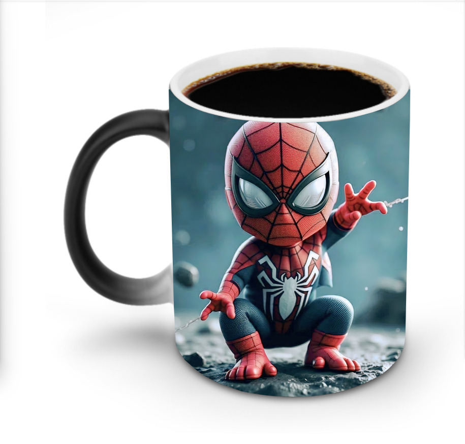 （画像用） Spider Man スパイダーマン 温度変色マグカップ
