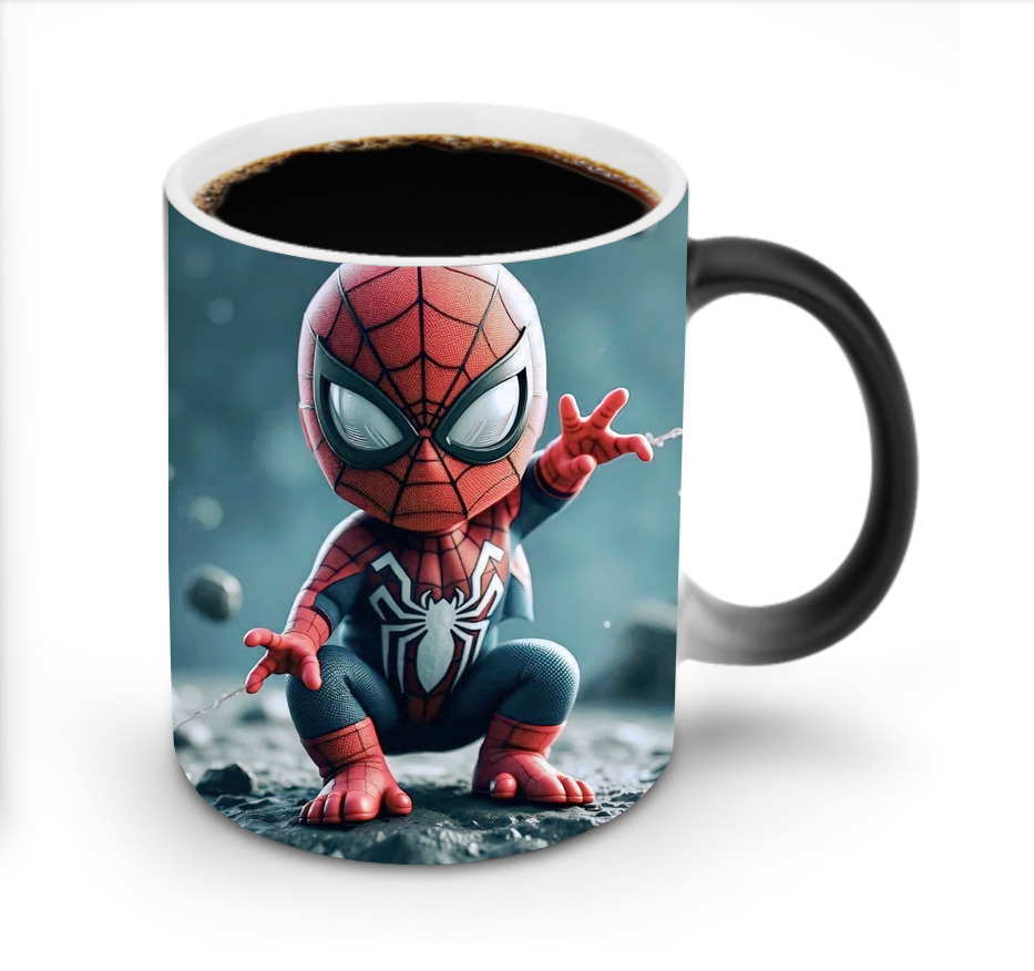 （画像用） Spider Man スパイダーマン 温度変色マグカップ