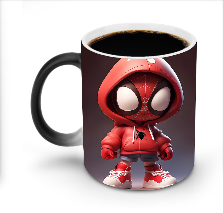 （画像用） Spider Man スパイダーマン 温度変色マグカップ