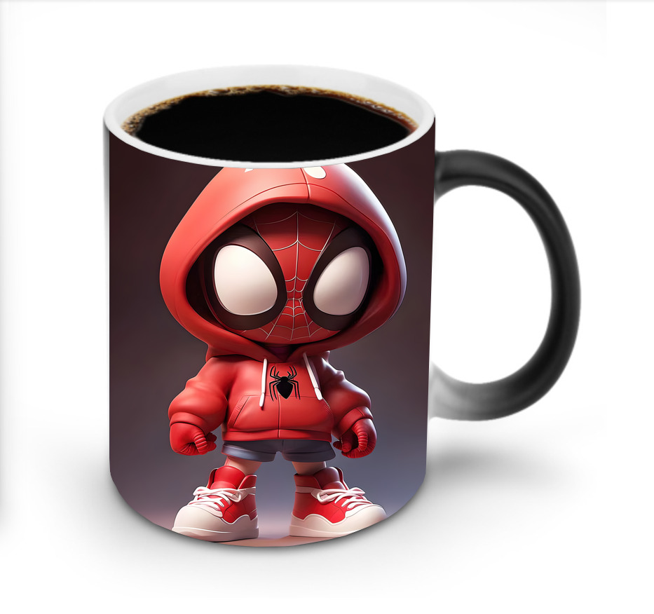 （画像用） Spider Man スパイダーマン 温度変色マグカップ