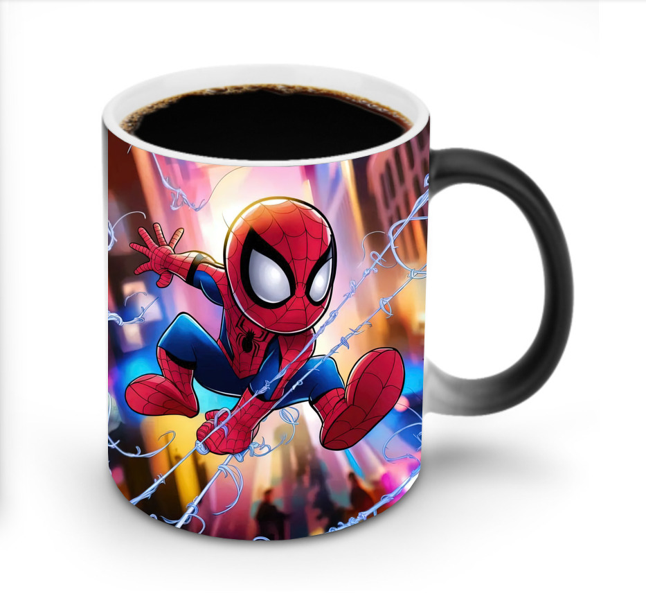 （画像用） Spider Man スパイダーマン 温度変色マグカップ