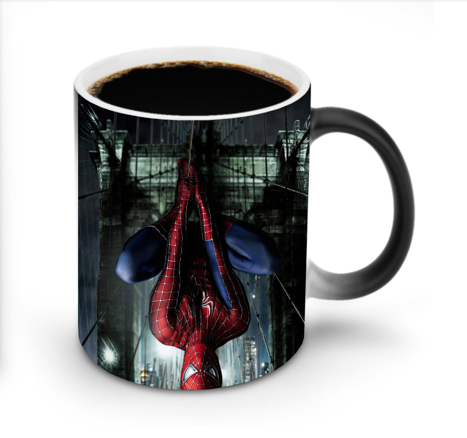 （画像用） Spider Man スパイダーマン 温度変色マグカップ