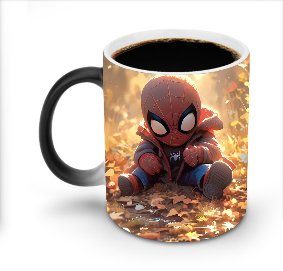 （画像用） Spider Man スパイダーマン 温度変色マグカップ