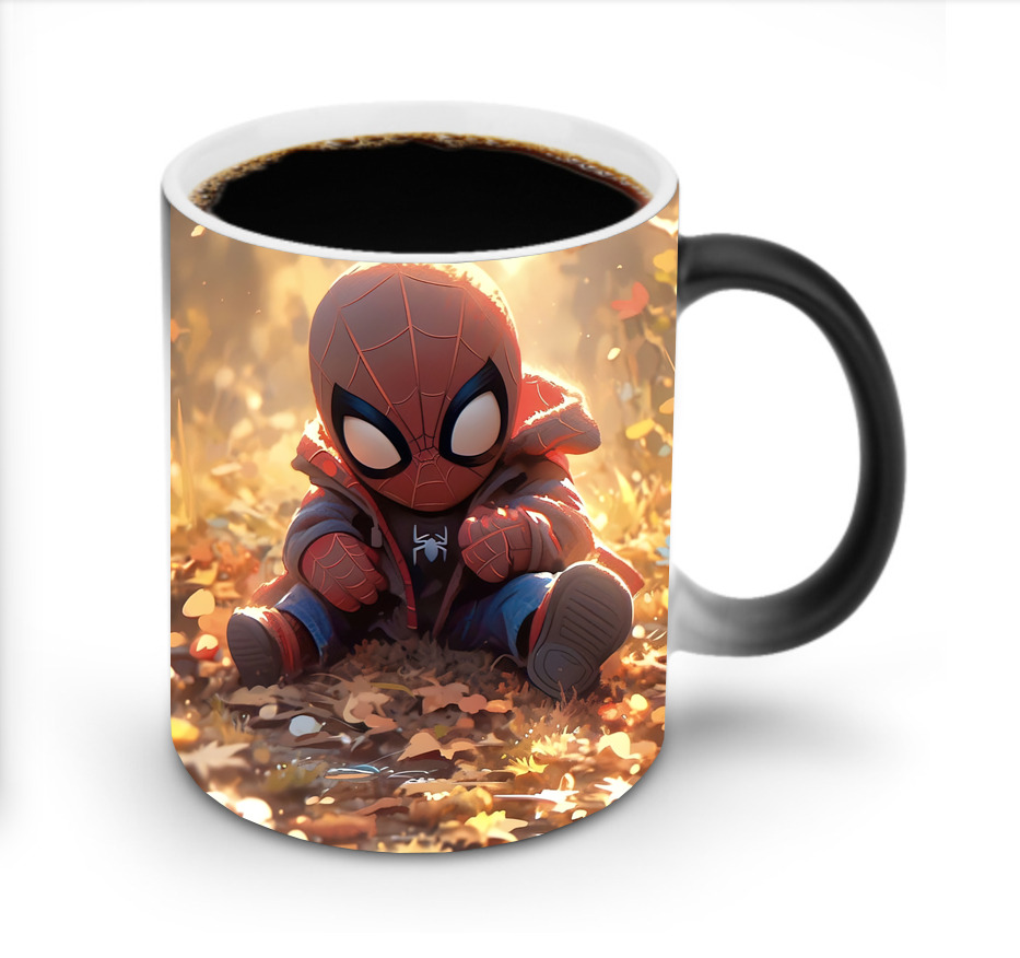 （画像用） Spider Man スパイダーマン 温度変色マグカップ