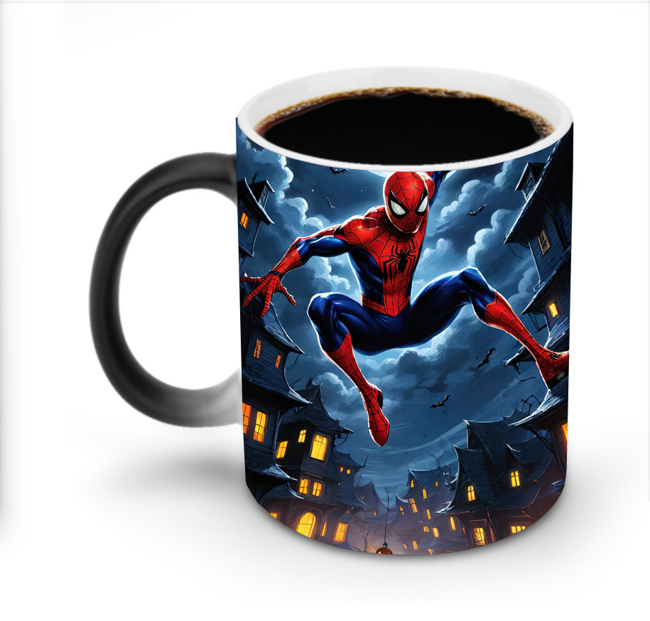 （画像用） Spider Man スパイダーマン 温度変色マグカップ