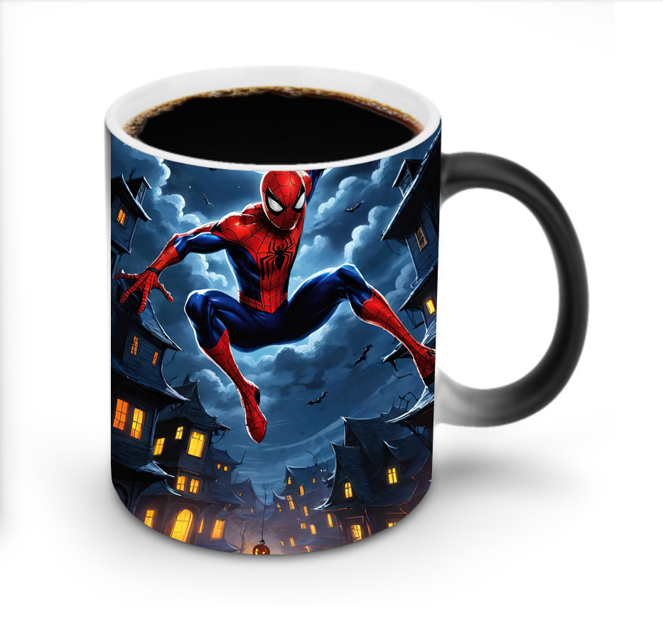 （画像用） Spider Man スパイダーマン 温度変色マグカップ