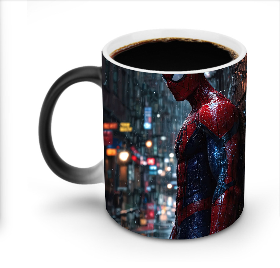 （画像用） Spider Man スパイダーマン 温度変色マグカップ