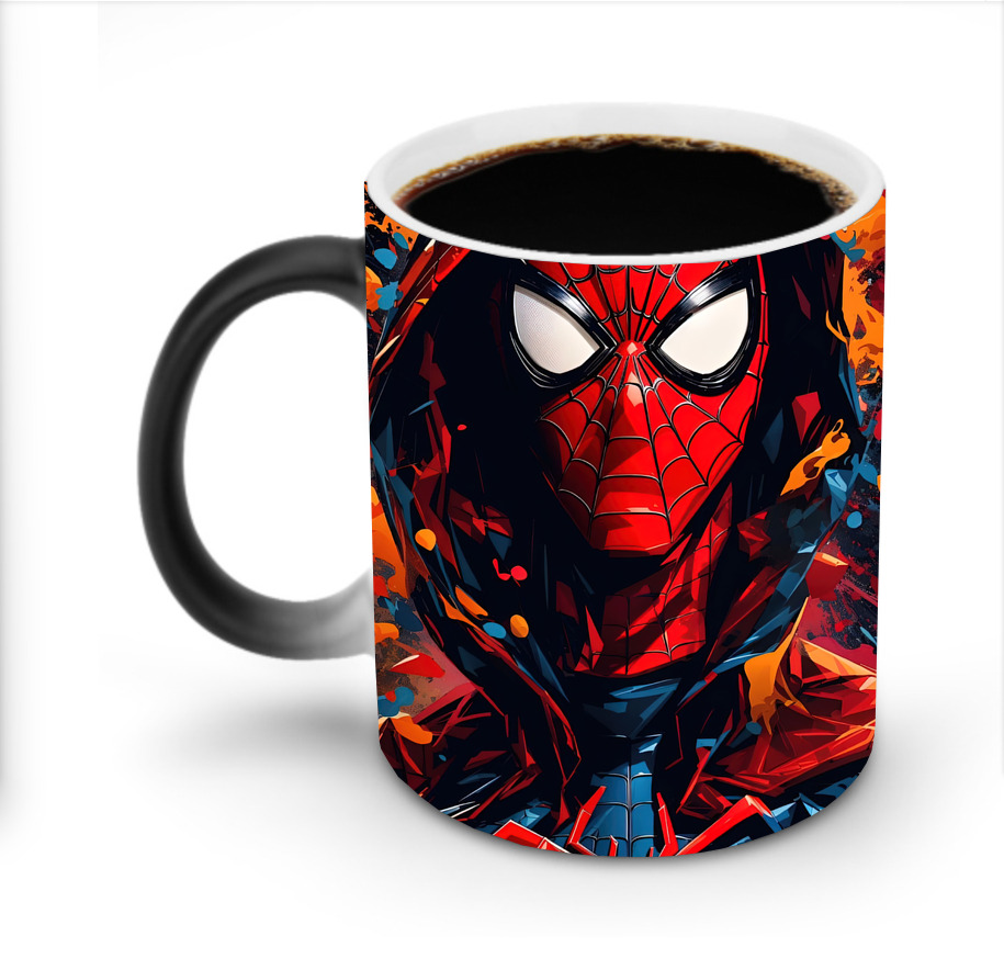 （画像用） Spider Man スパイダーマン 温度変色マグカップ