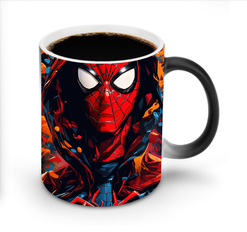 （画像用） Spider Man スパイダーマン 温度変色マグカップ