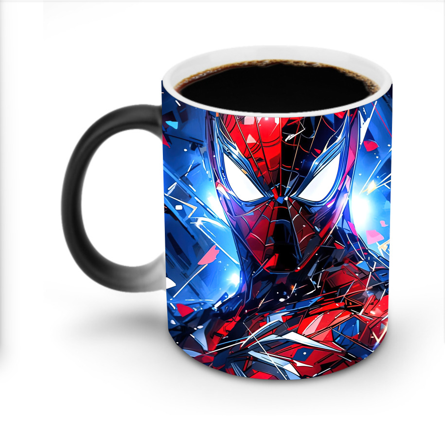 （画像用） Spider Man スパイダーマン 温度変色マグカップ