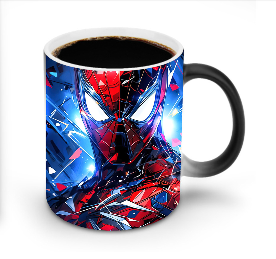 （画像用） Spider Man スパイダーマン 温度変色マグカップ