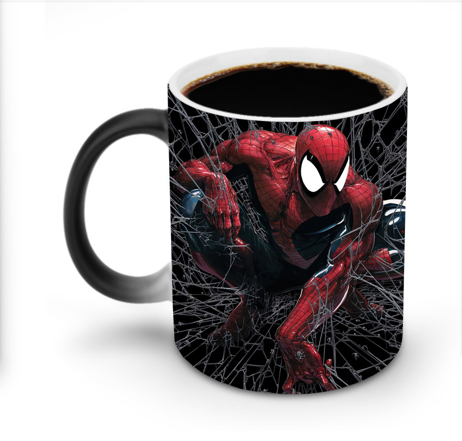 （画像用） Spider Man スパイダーマン 温度変色マグカップ
