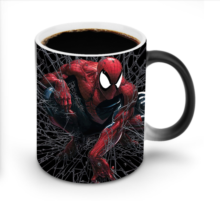 （画像用） Spider Man スパイダーマン 温度変色マグカップ