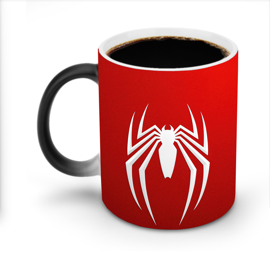 （画像用） Spider Man スパイダーマン 温度変色マグカップ