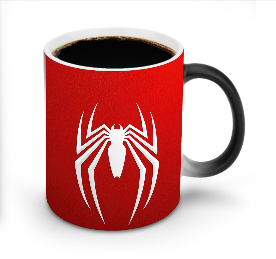 （画像用） Spider Man スパイダーマン 温度変色マグカップ