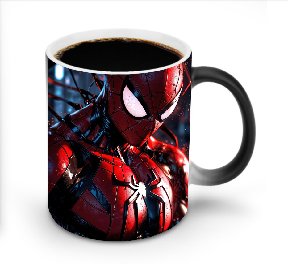 （画像用） Spider Man スパイダーマン 温度変色マグカップ
