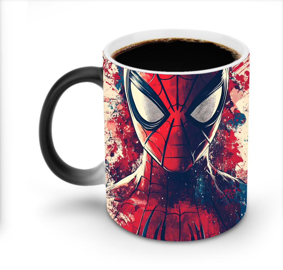（画像用） Spider Man スパイダーマン 温度変色マグカップ