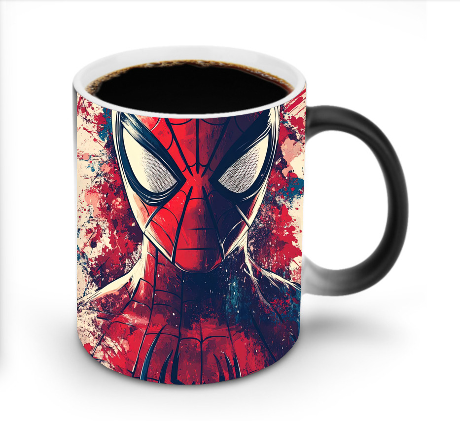 （画像用） Spider Man スパイダーマン 温度変色マグカップ