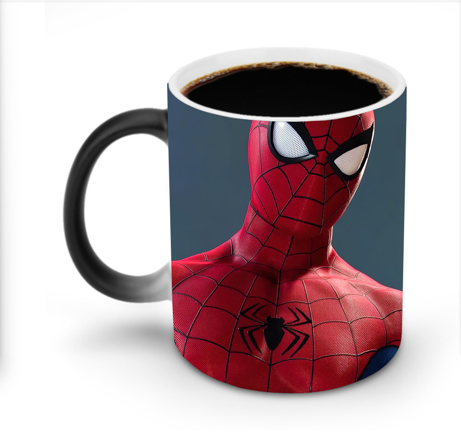 （画像用） Spider Man スパイダーマン 温度変色マグカップ