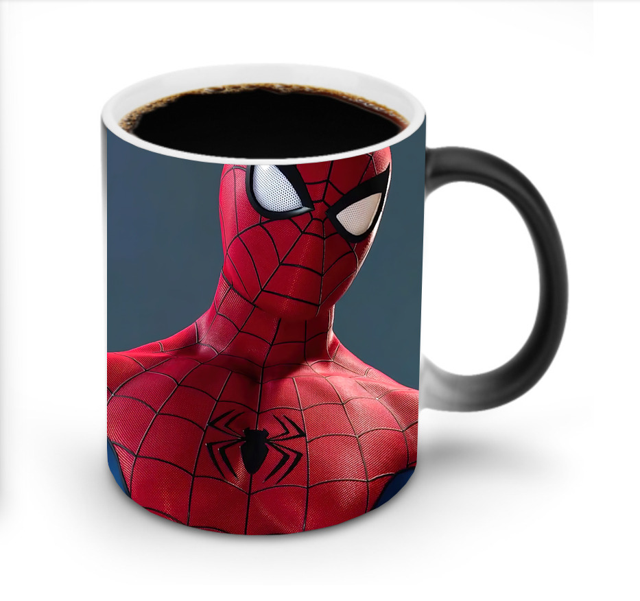 （画像用） Spider Man スパイダーマン 温度変色マグカップ