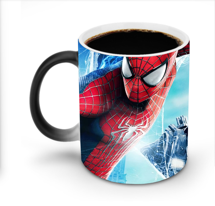 （画像用） Spider Man スパイダーマン 温度変色マグカップ