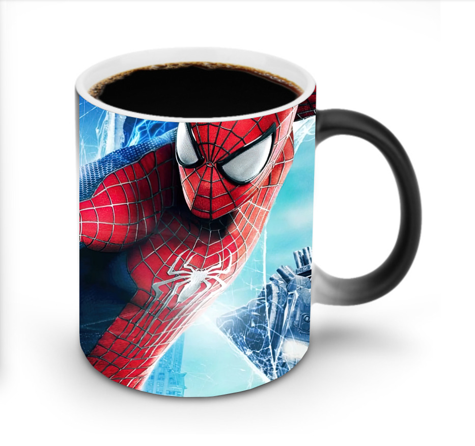 （画像用） Spider Man スパイダーマン 温度変色マグカップ