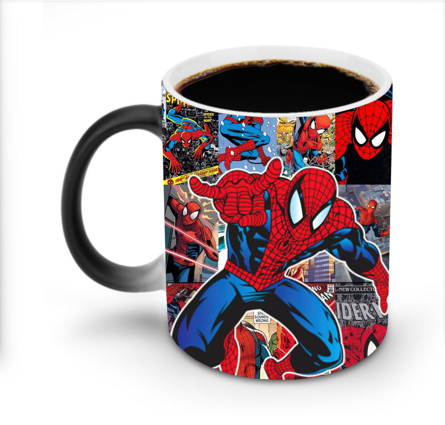 （画像用） Spider Man スパイダーマン 温度変色マグカップ
