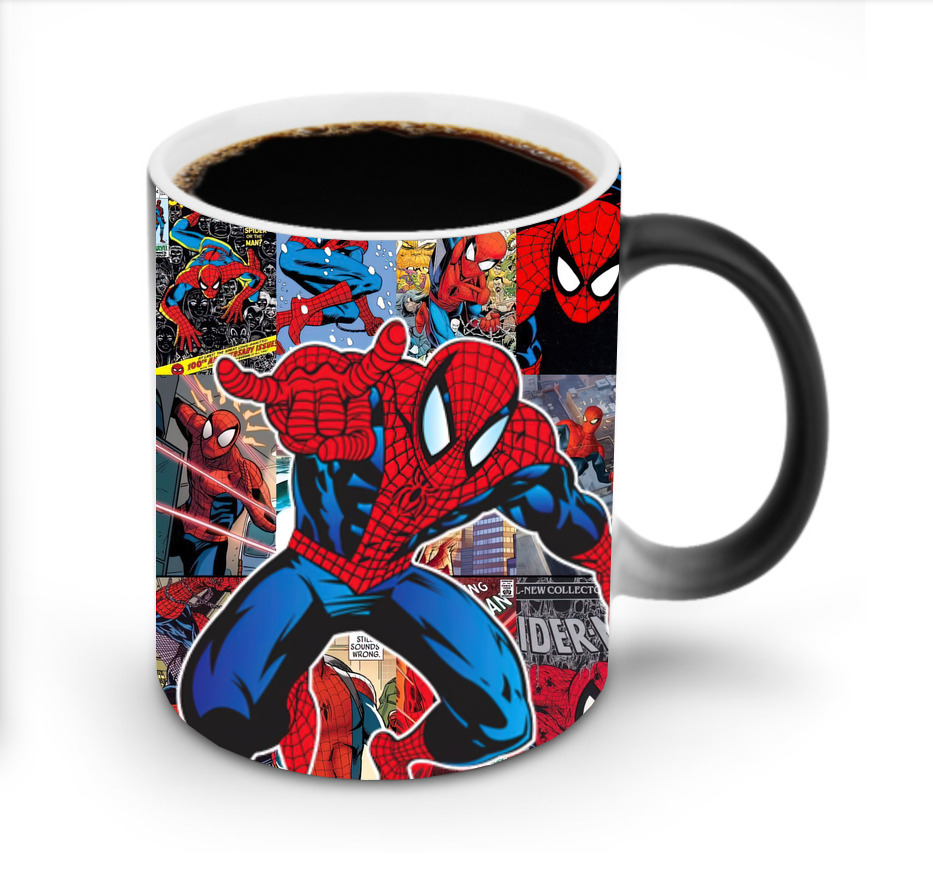 （画像用） Spider Man スパイダーマン 温度変色マグカップ