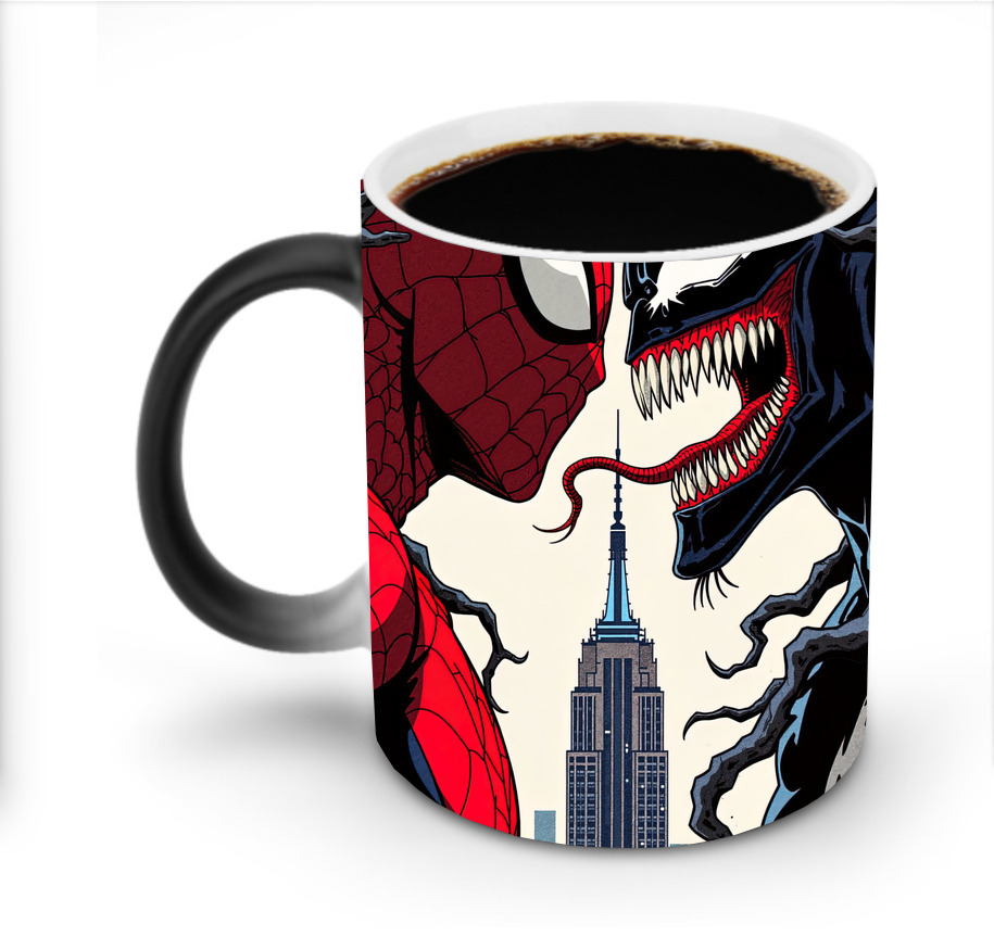 （画像用） Spider Man スパイダーマン 温度変色マグカップ