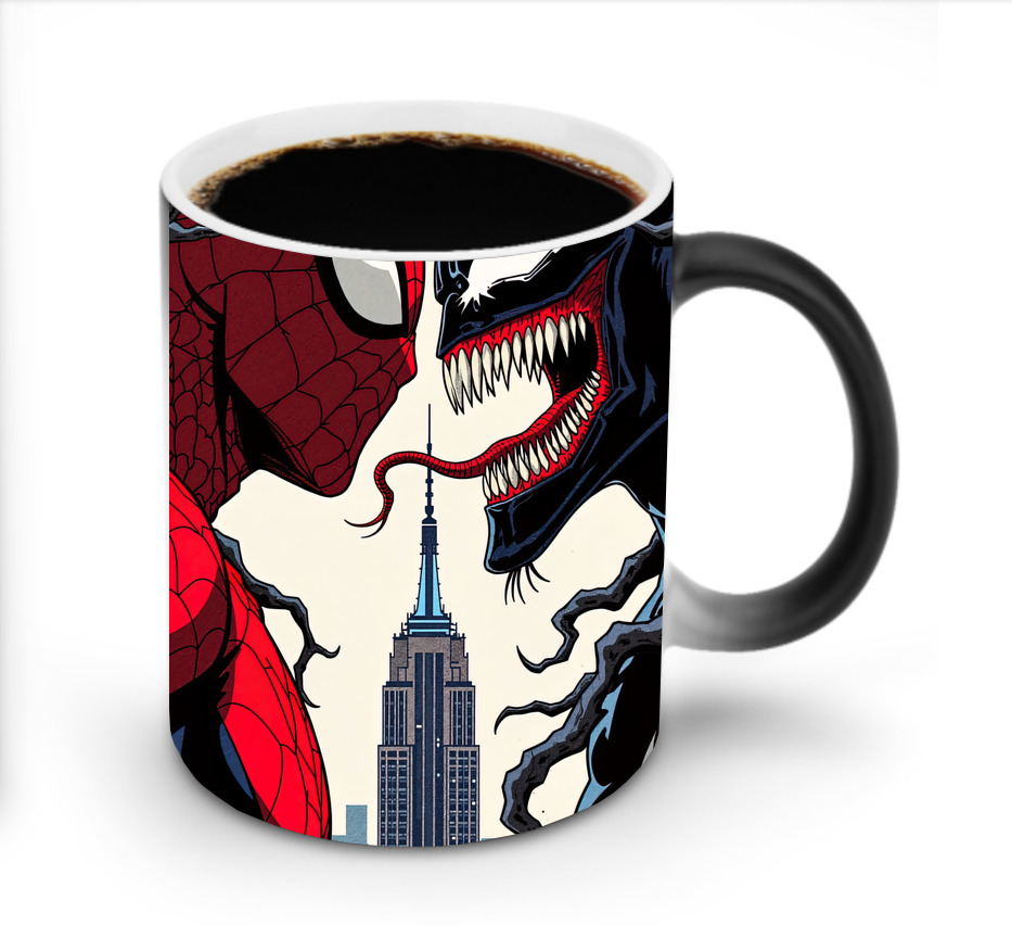 （画像用） Spider Man スパイダーマン 温度変色マグカップ