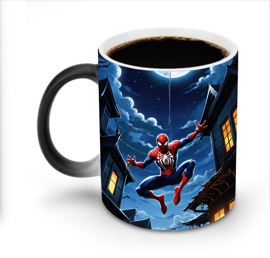 （画像用） Spider Man スパイダーマン 温度変色マグカップ