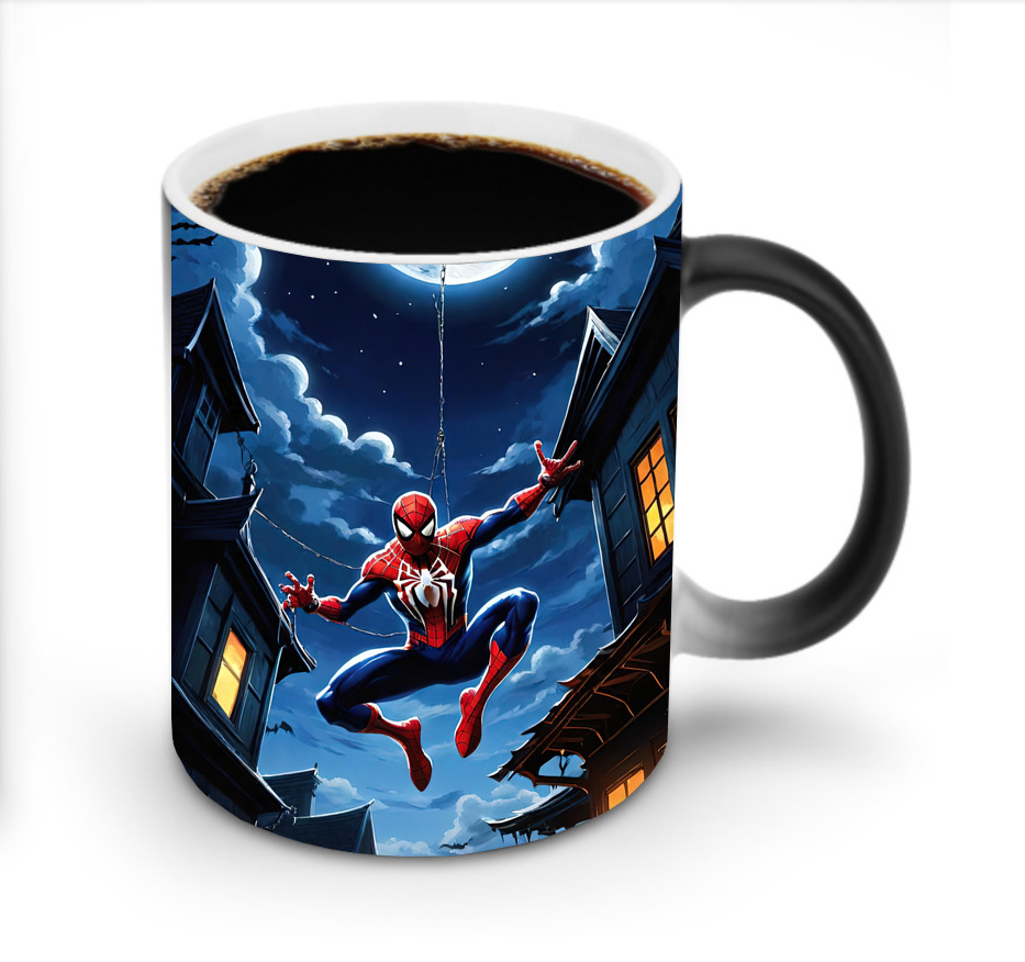 （画像用） Spider Man スパイダーマン 温度変色マグカップ