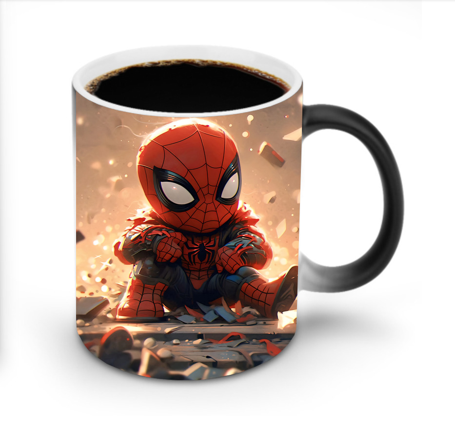（画像用） Spider Man スパイダーマン 温度変色マグカップ