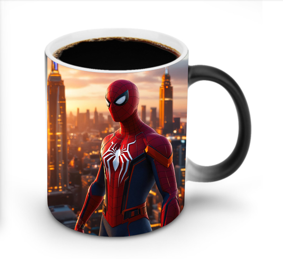 （画像用） Spider Man スパイダーマン 温度変色マグカップ
