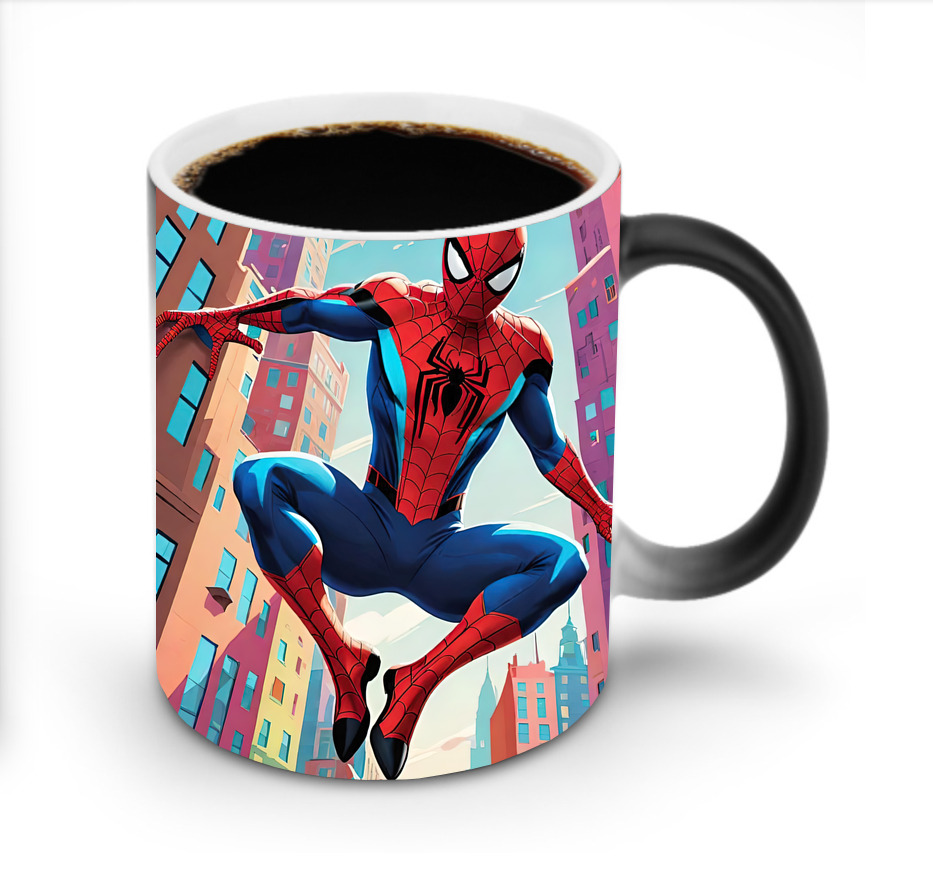 （画像用） Spider Man スパイダーマン 温度変色マグカップ