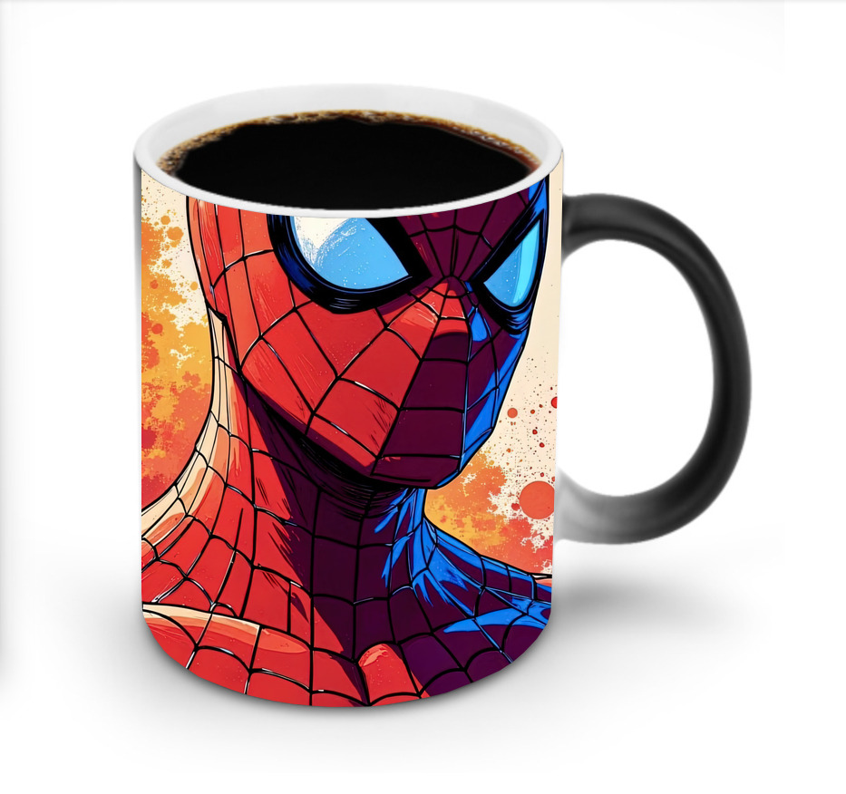 （画像用） Spider Man スパイダーマン 温度変色マグカップ