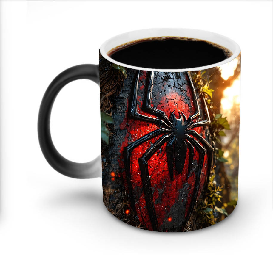 （画像用） Spider Man スパイダーマン 温度変色マグカップ