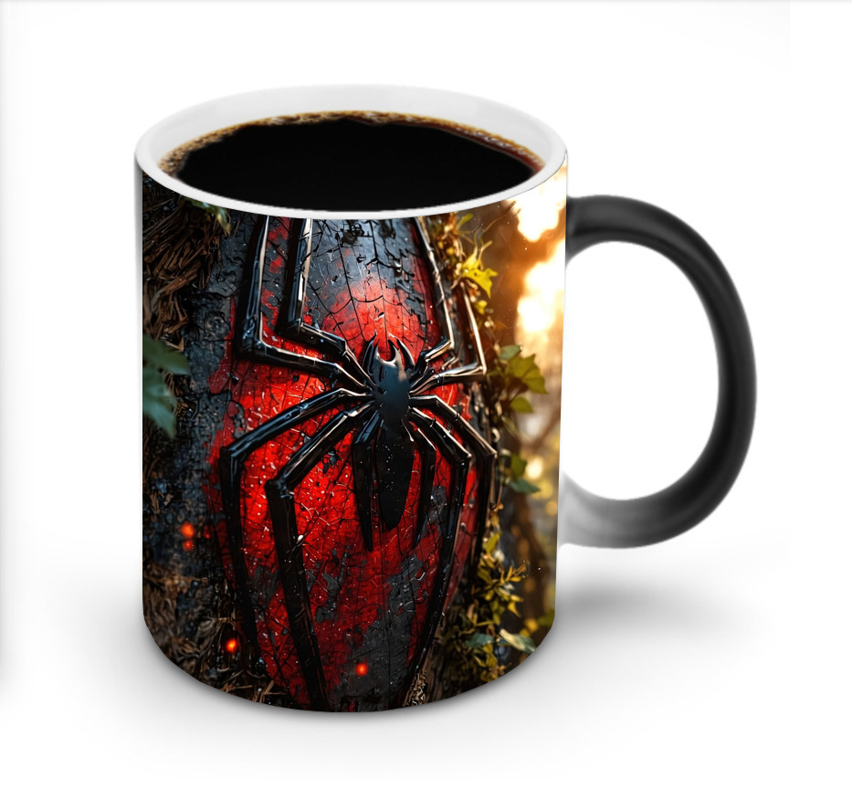 （画像用） Spider Man スパイダーマン 温度変色マグカップ